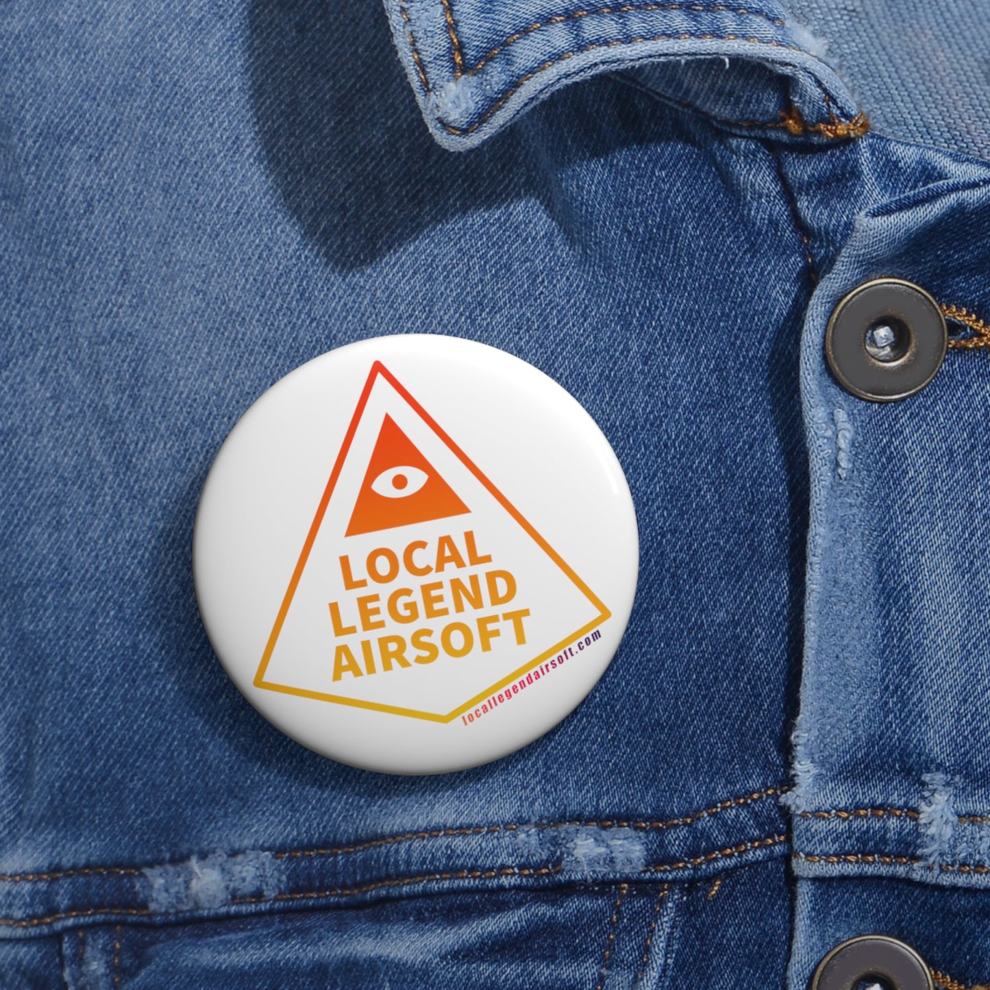 Local Legend Airsoft Ombre Logo Pin