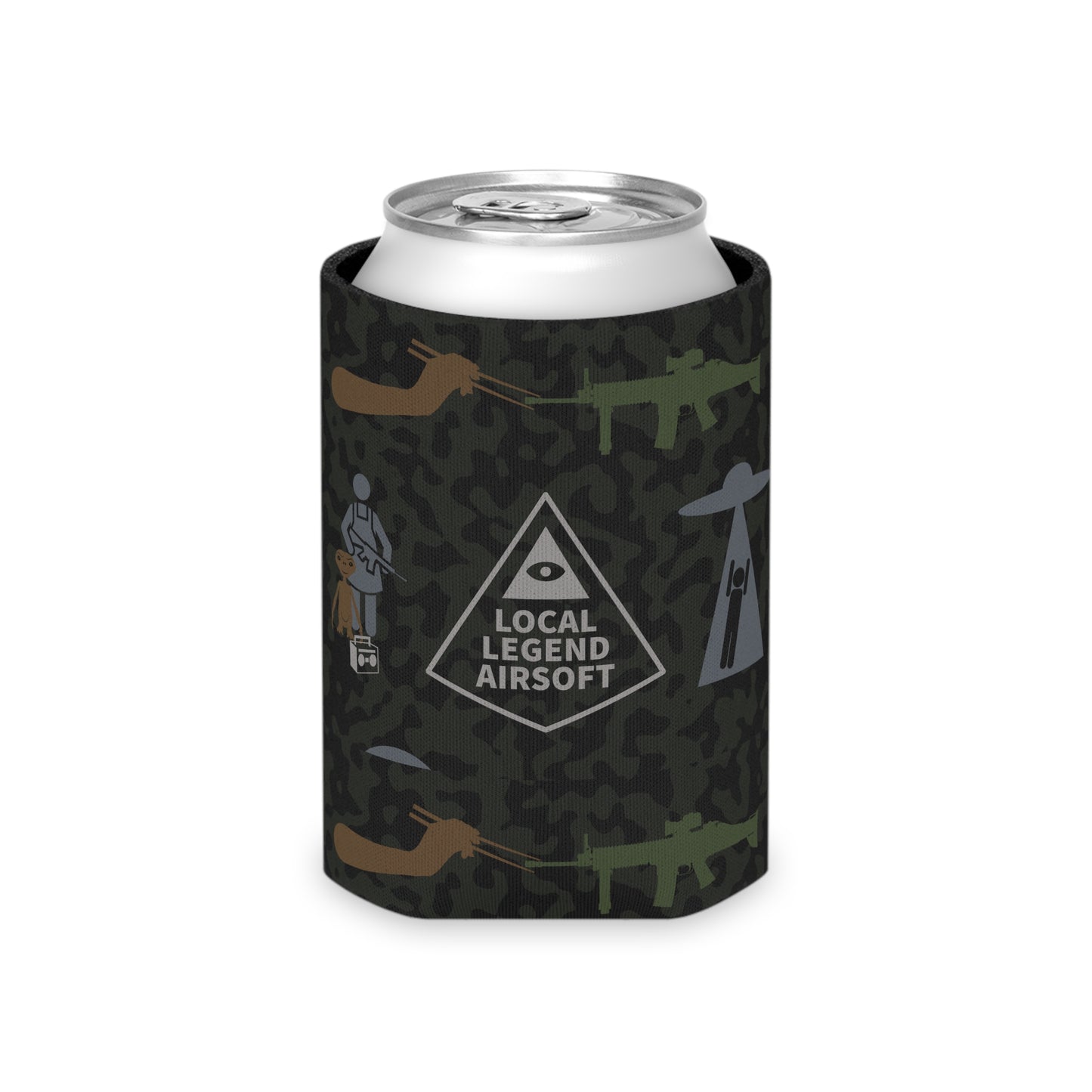 E.T. Airsoft Camouflage Can Koozie