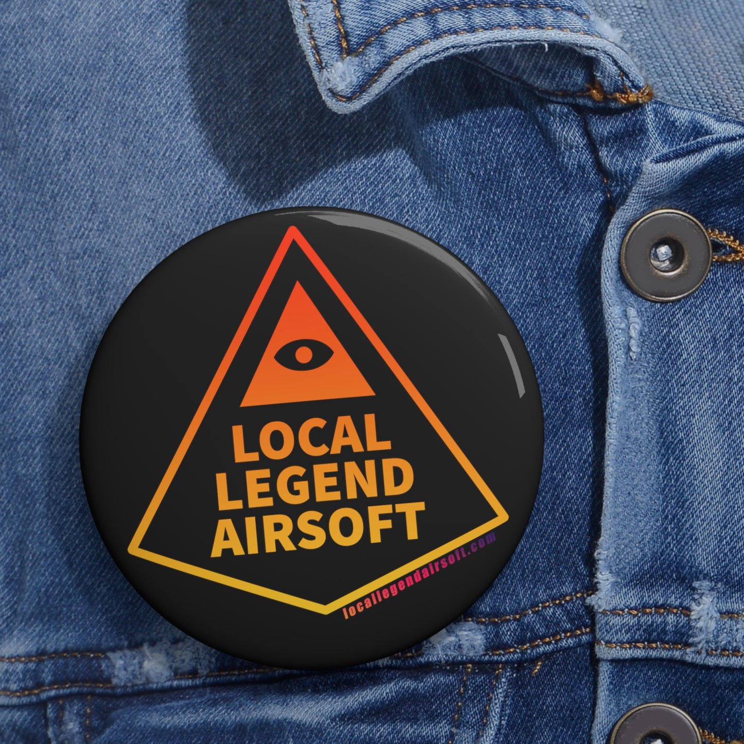 Local Legend Airsoft Ombre Logo Pin