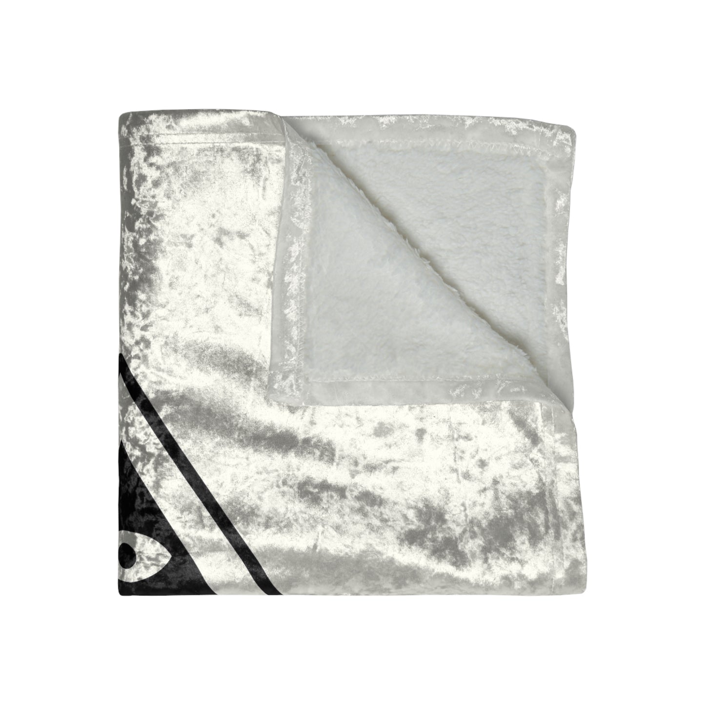 Local Legend Airsoft's Silver Crushed Velvet Blanket