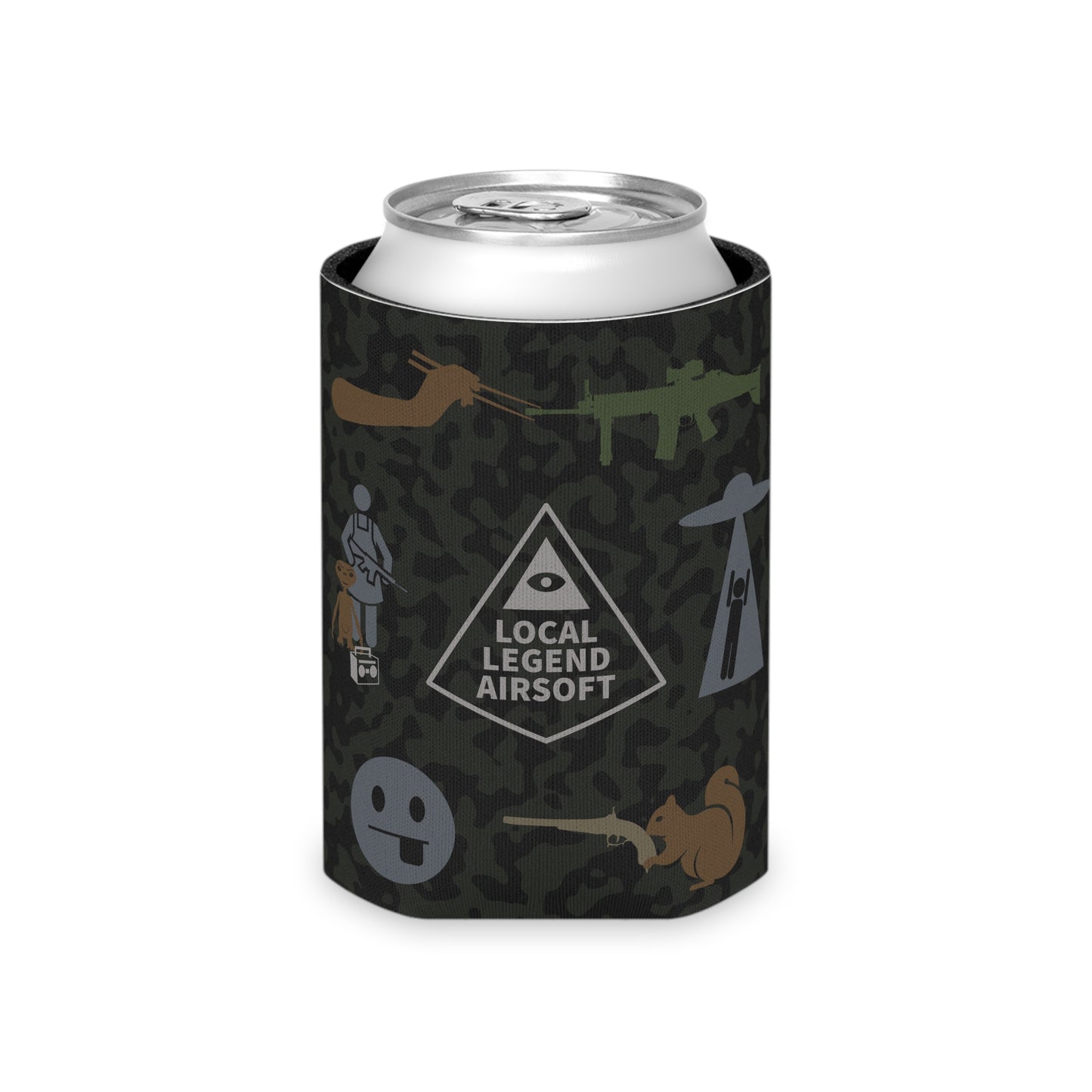 E.T. Airsoft Camouflage Can Koozie