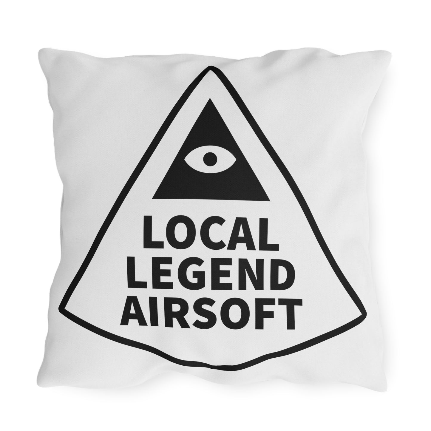 Limited Edition Mystical Illuminati Owl Outdoor Pillow