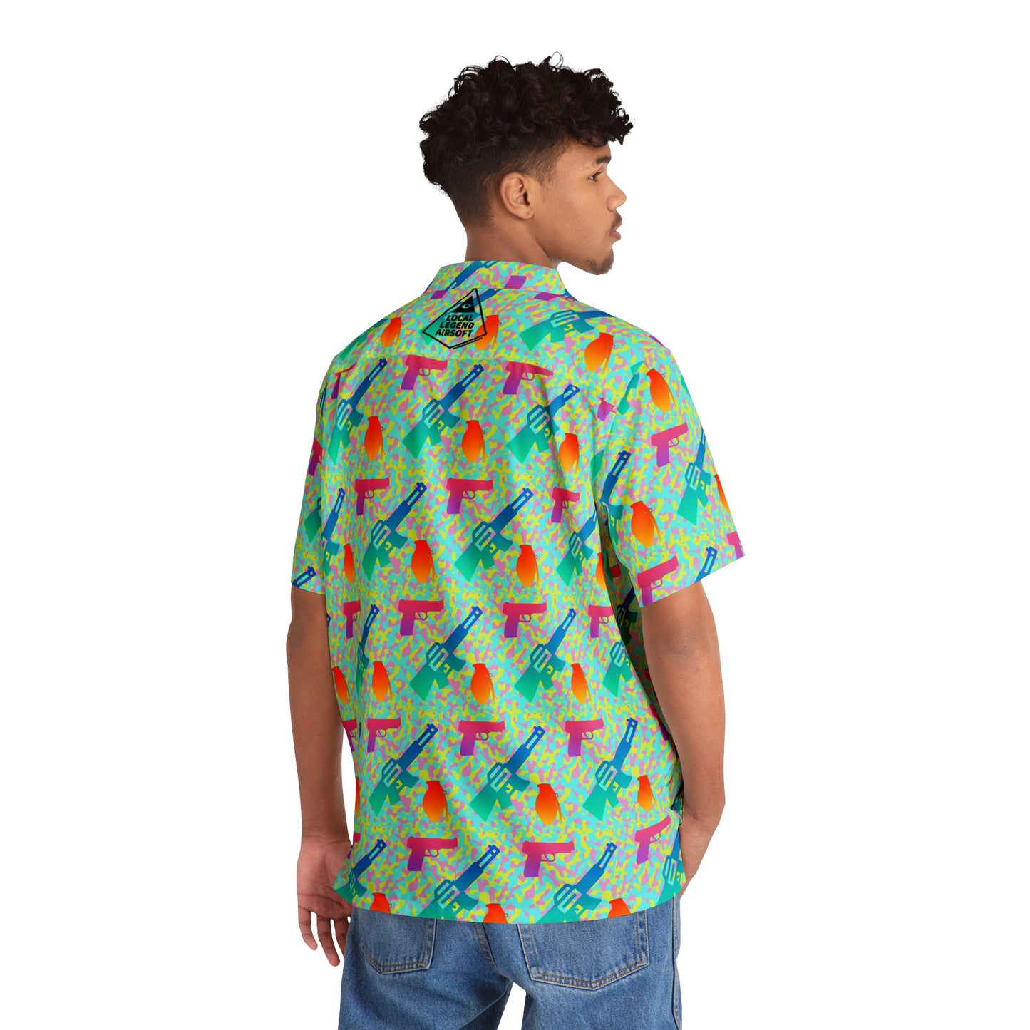 Hawaiian Airsoft Camo Shirt - Local Legend Edition