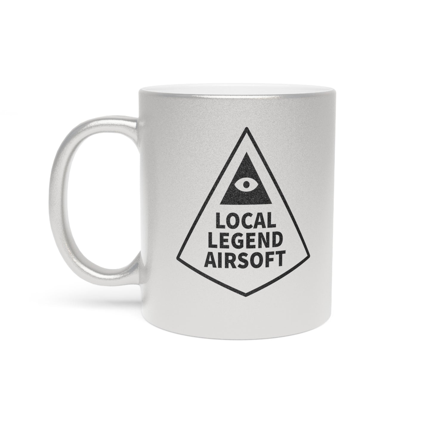 Local Legend Airsoft Silver Coffee Cup